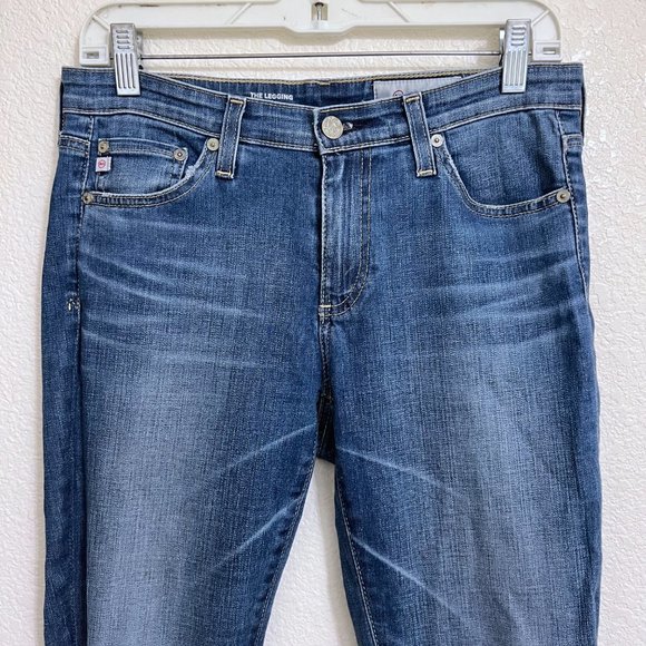 AG Adriano Goldschmied Jeans Womens The Legging Super Skinny Denim 30x31.5 - Picture 2 of 14